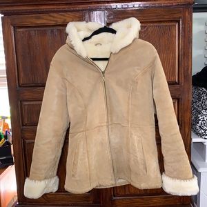 Wilson’s leather winter suede faux fur lining S